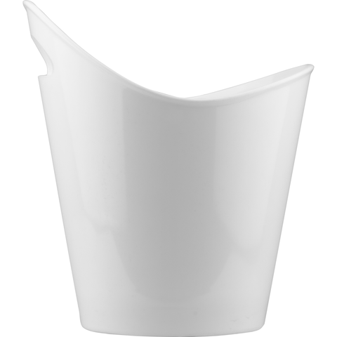 Polycarbonate champagne bucket white 5 litres