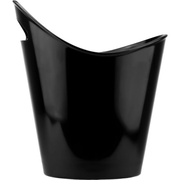 Polycarbonate champagne bucket black 5 litres
