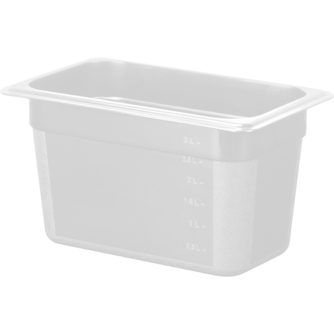 GN Polypropylene container 1/4 height 150mm