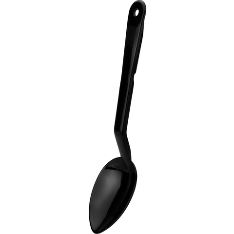 Polycarbonate solid spoon 28cm black