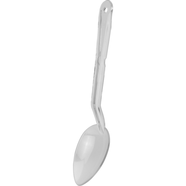Polycarbonate solid spoon transparent 33cm