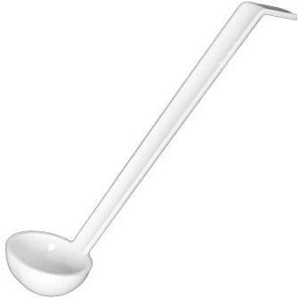 Polycarbonate one piece ladle white 27cm