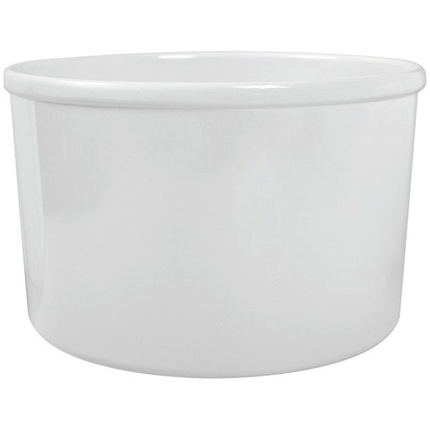 Jar "Crock" white 17cm 1.8 litres