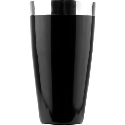 Stainless steel cocktail shaker with black vinyl coating 700ml