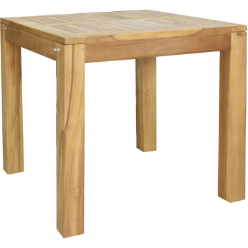 Square bistro table "Euro" 80x75cm
