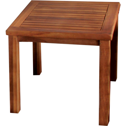 Wooden side table for sun bed "Java" 45cm