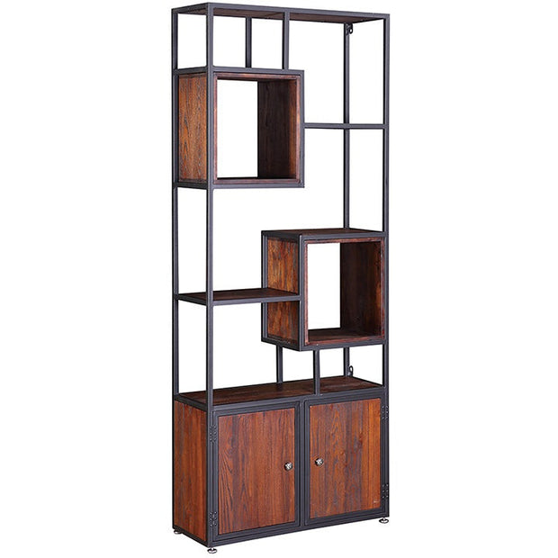 Display case with storage cupboards 80x200cm