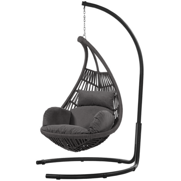 Outdoor "Siena" swing chair Anthracite
