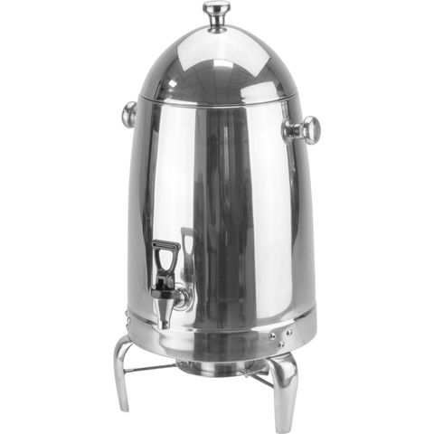 Stainless steel dispenser for hot drinks with faucet 16 litres