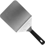 Solid metal pizza paddle
