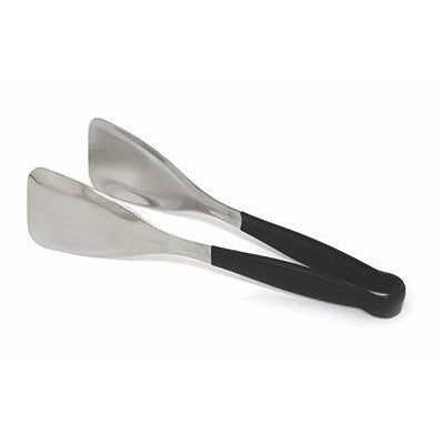 Serving tongs with non-slip handle