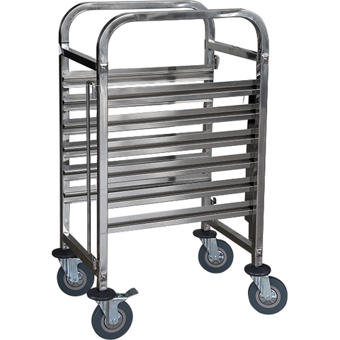 Rack trolley for gastronorm containers 6 shelves