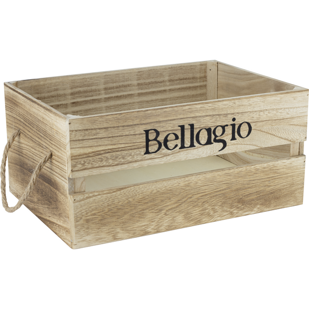 Wooden box "BELLAGIO" beige 36cm