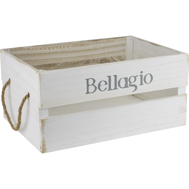 Wooden box "BELLAGIO" white 36cm