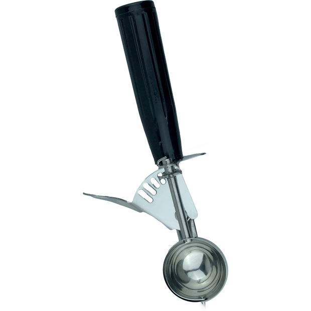 Ice cream scoop with trigger and black handle 4cm