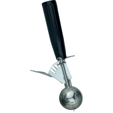Ice cream scoop with trigger and black handle 7cm