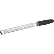 Long grater/zester with black handle 35.5x5cm