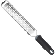 Long grater/zester with black handle 35.5x5cm