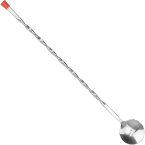 Cocktail mixing spoon with red tip 25cm