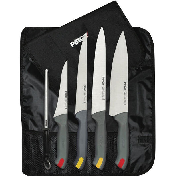 Pirge Gastro Professional Knife set with roll bag 6pcs