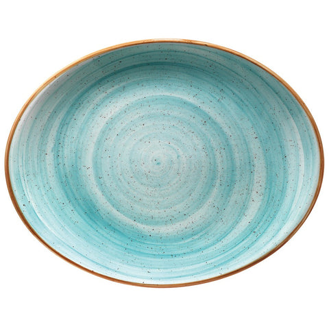 Aqua Moove Oval Plate 25x19cm