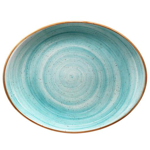 Aqua Moove Oval Plate 31x24cm