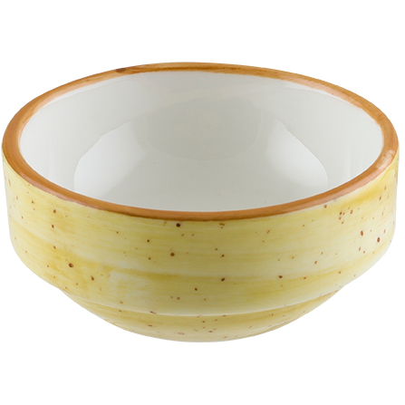 Aura Amber Stackable Bowl 12cm 350ml