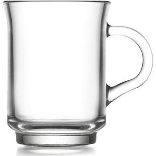 Glass mug for hot drinks 250ml