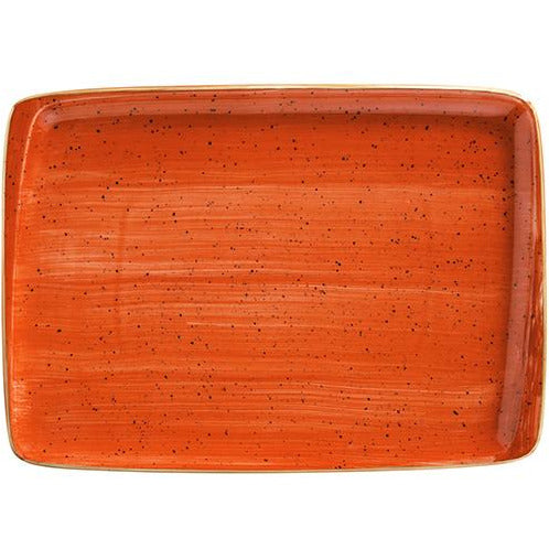Terracotta Moove Rectangular Plate 23x16cm