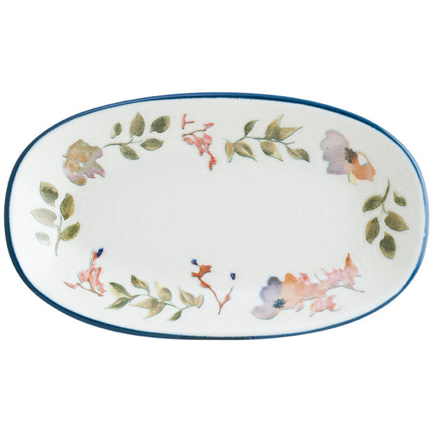 Spring Gourmet Oval Plate 19x11cm