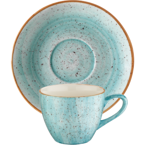 Aqua cup with saucer 80ml