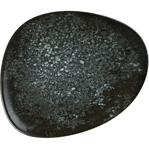 Cosmos Black Vago Flat Plate 19cm