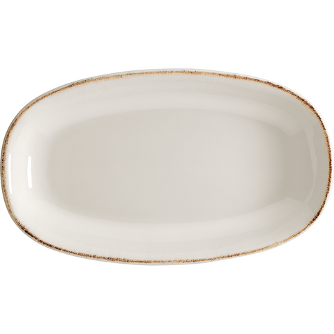 Retro Gourmet Oval Plate 19x11cm