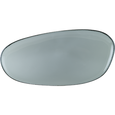 Glass Vao oval plate 29cm