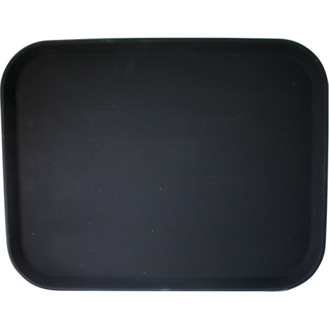 Rectangular serving tray black