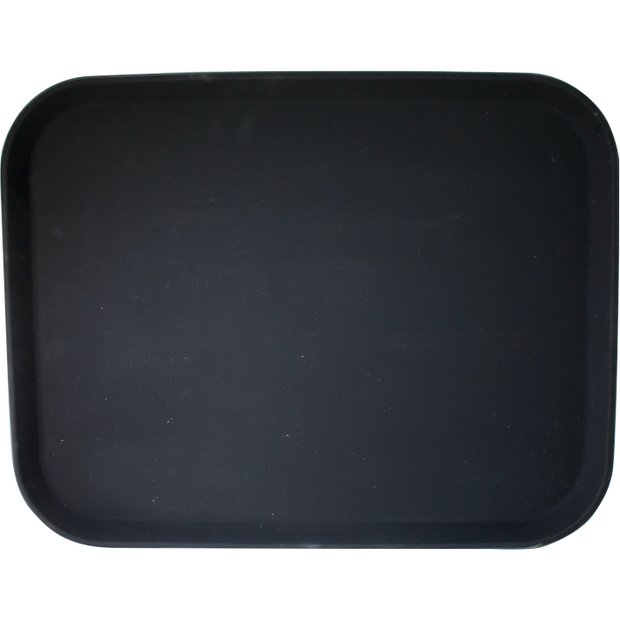 Rectangular serving tray black