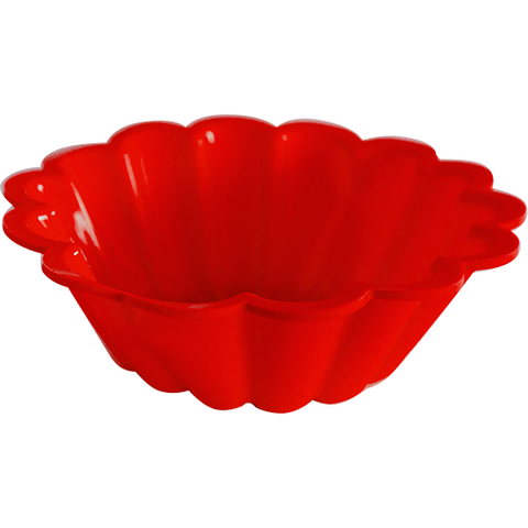 Silicone red cake pan
