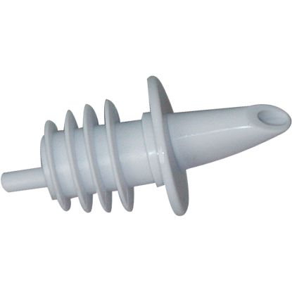 Pourer plastic white
