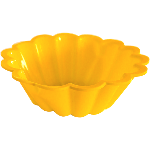 Silicone yellow cake pan