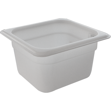 GN Polypropylene container 1/6 height 150mm
