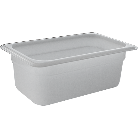 GN Polypropylene container 1/4 height 65mm