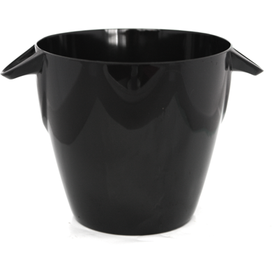 Acrylic champagne bucket black 4 litres