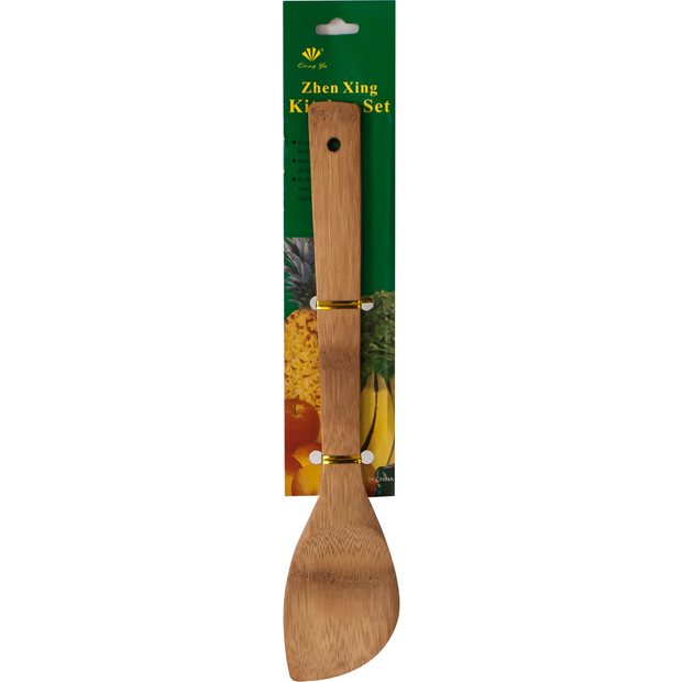 Spatula beveled bamboo