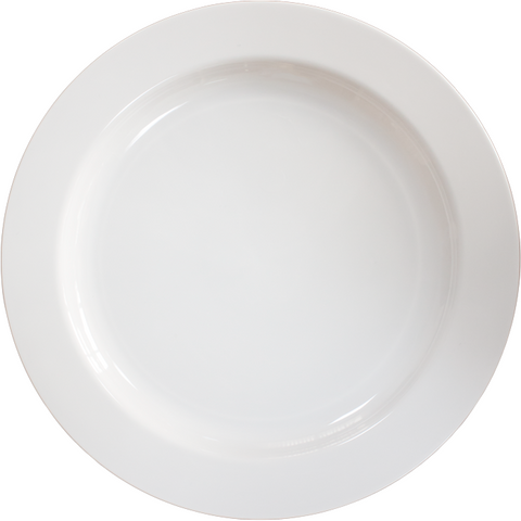 Disposable round plate "White 23cm