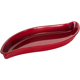 Melamine platter "Leaf" red 51cm