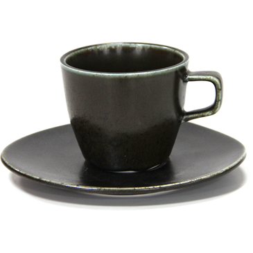 HORECANO Antique black Cup with saucer 220ml