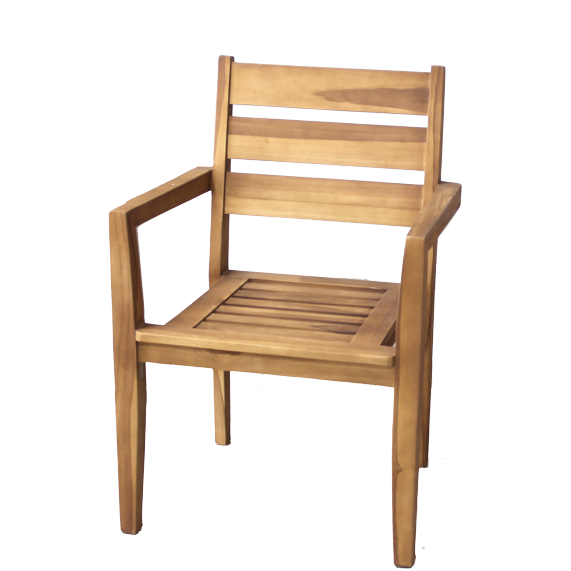 Wooden Marvel stackable chair "Bermuda" 60cm