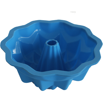 Silicone fluted tube cake pan "flower" 25.5cm