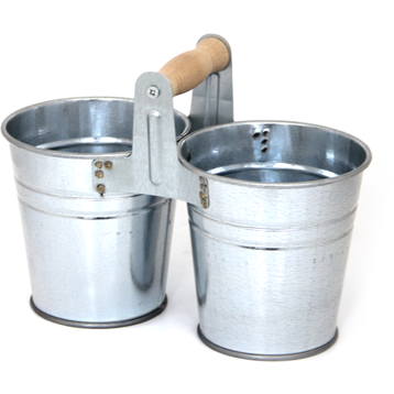 Horecano Old Fashioned Two Mini Serving Buckets 11cm