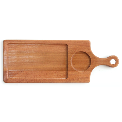 Wooden serving Board with handle 35cm